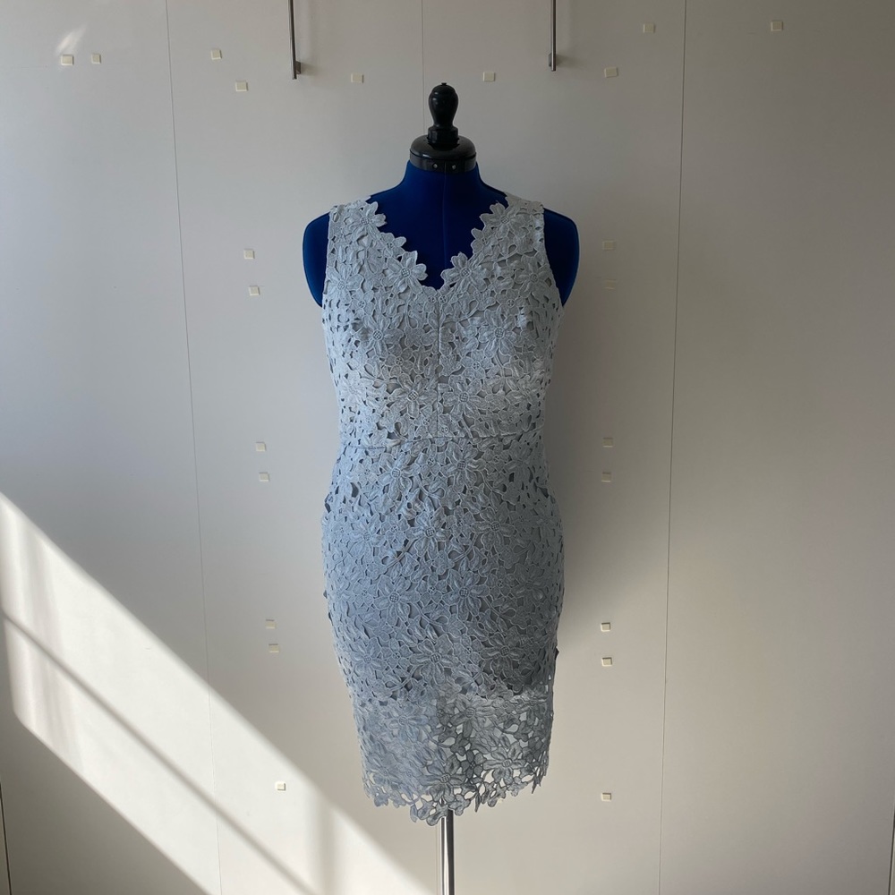 Ann Taylor LOFT Baby Blue Dress Size 2